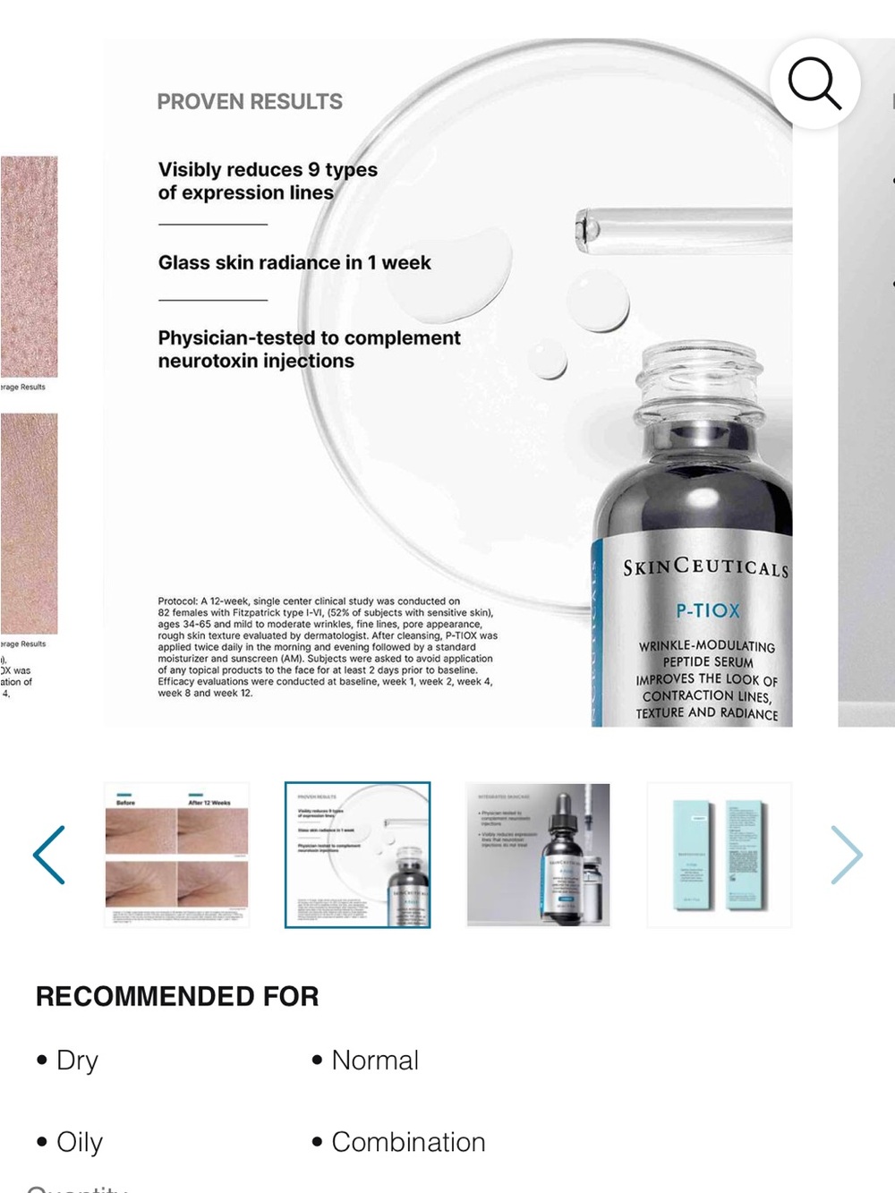 SkinCeuticals P-TIOX Anti-Wrinkle Serum - Picture 8 of 10